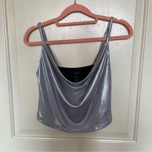 Silver tank top